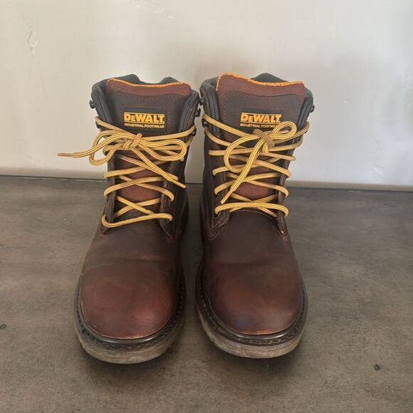DEWALT MEN'S FLEX LACE-UP WORK BOOTS - STEEL TOE ASTM TOUGH RUGGED MENS SIZE 7M - Picture 2 of 12